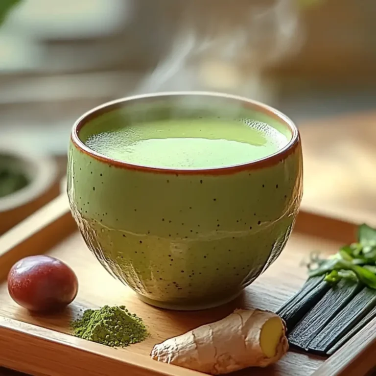 Japanese Mounjaro Detox Drink in traditional cup