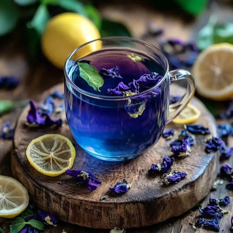 What does butterfly pea flower tea good for?