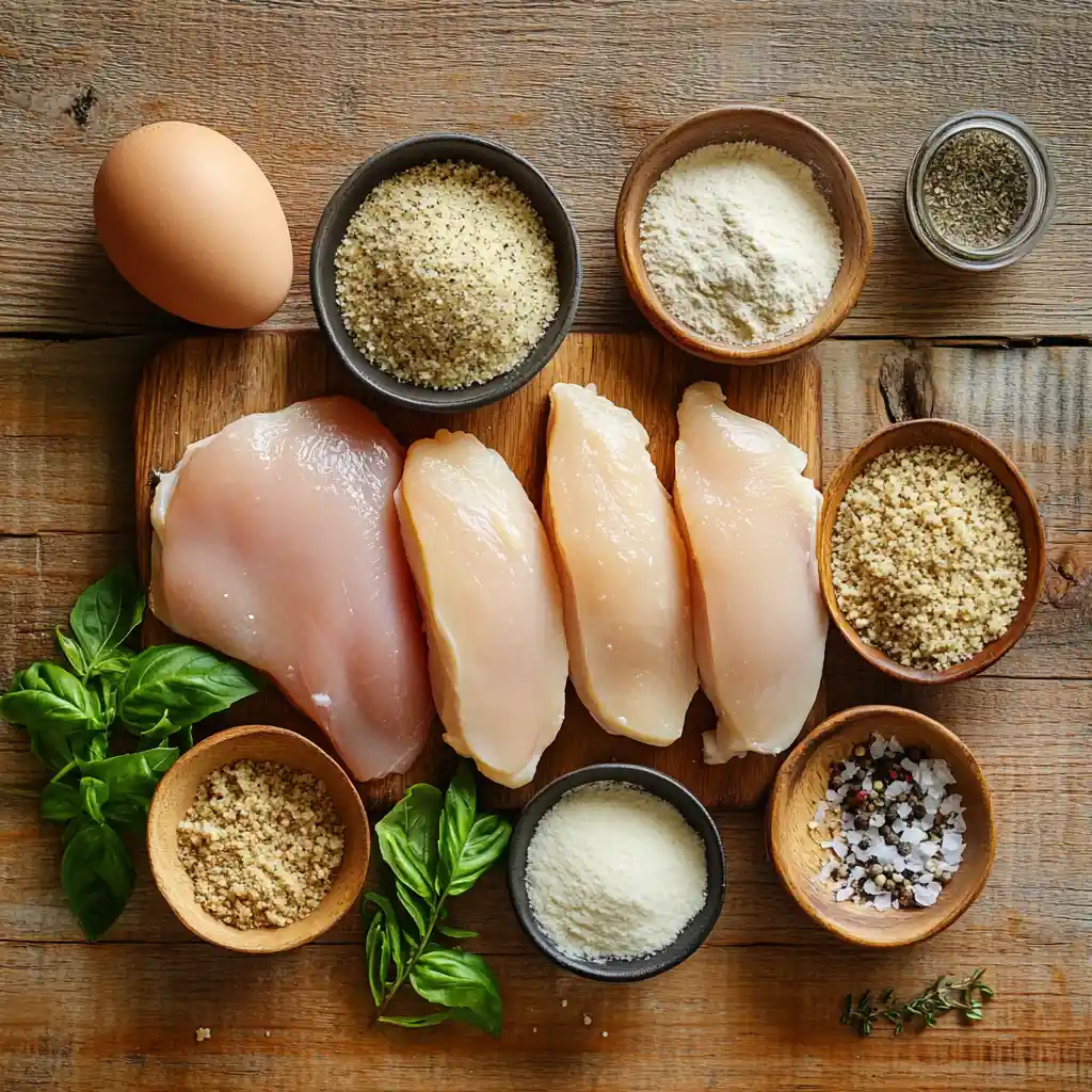 Parmesan crusted chicken ingredients
